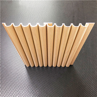 Wavy-shaped aluminum board