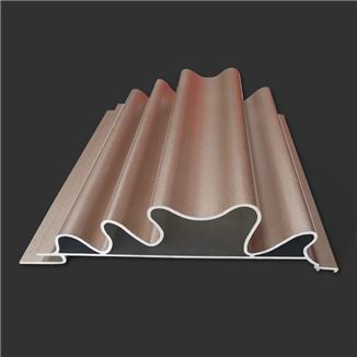 Wavy-shaped aluminum board