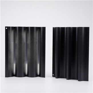 Wavy-shaped aluminum board