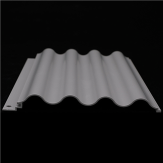 Wavy-shaped aluminum board